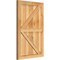 Ekena Millwork Framed Board-n-Batten Shutters w/Z-Bar, Rough Sawn Western Red Cedar, 21 1/2W x 33H, PR RBF06Z21X033RWR - alternate 5